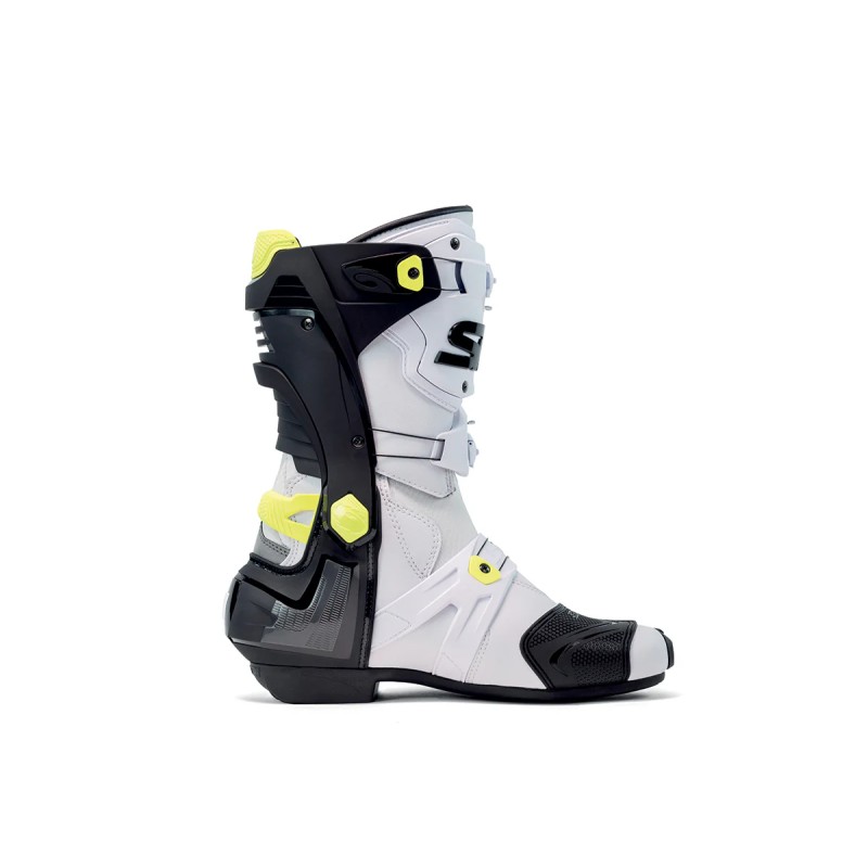 Botas SIDI REX Blanco/negro/amarillo fl