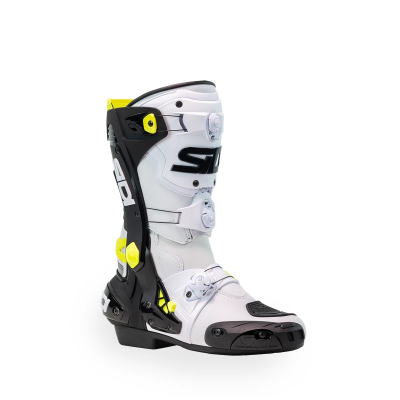 Botas SIDI REX Blanco/negro/amarillo fl - 10096