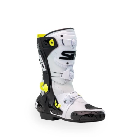 Botas SIDI REX Blanco/negro/amarillo fl