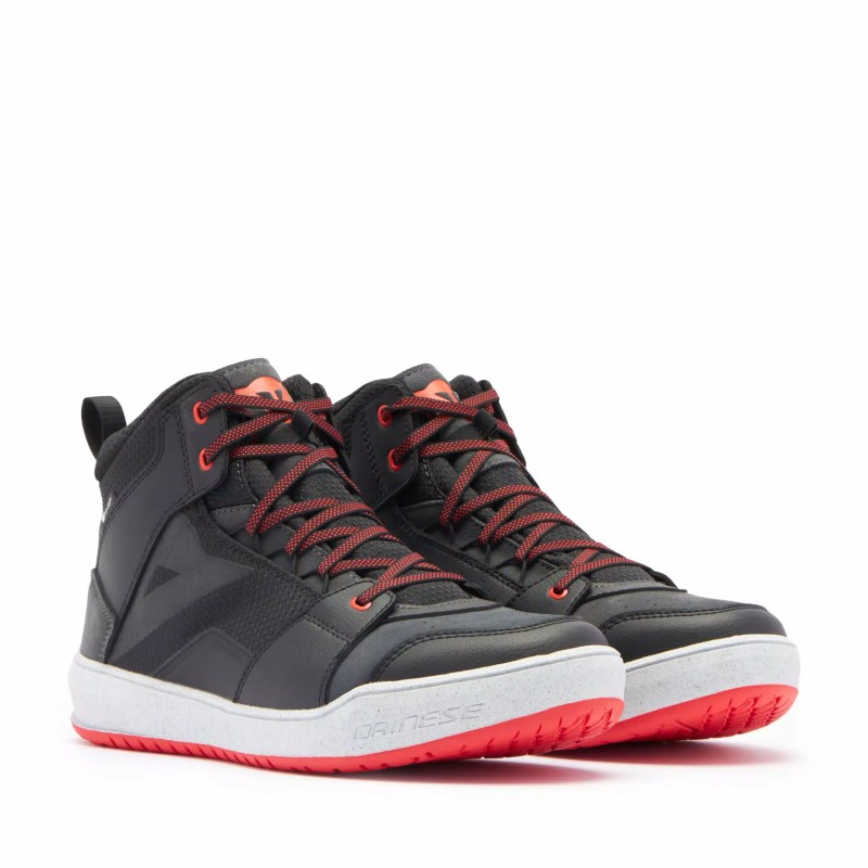 Botas DAINESE SUBURB D-WP® Black/white/red lava - 10290