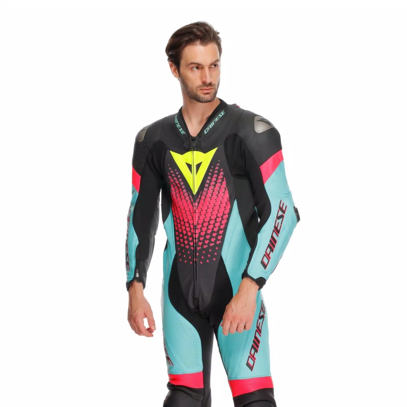 Mono DAINESE LAGUNA SECA 6 PERF 1pc Black/water/fuxia