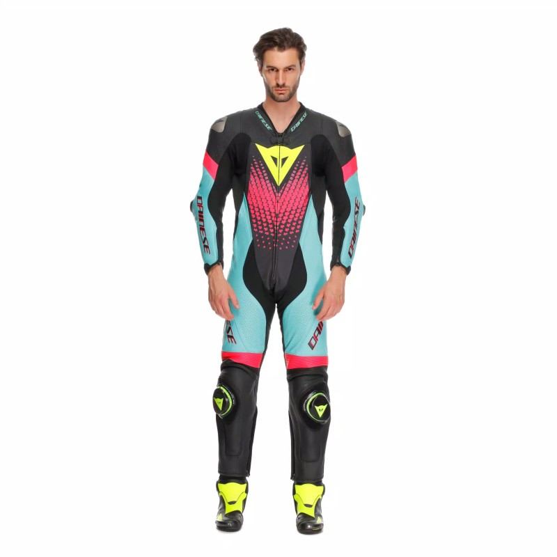 Mono DAINESE LAGUNA SECA 6 PERF 1pc Black/water/fuxia