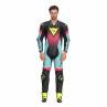 Mono DAINESE LAGUNA SECA 6 PERF 1pc Black/water/fuxia - 10450