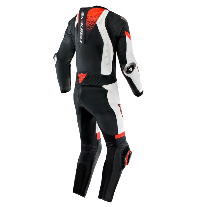 Mono DAINESE LAGUNA SECA 6 PERF 1pc Black/white/red-fluo
