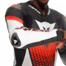 Mono DAINESE LAGUNA SECA 6 PERF 1pc Black/white/red-fluo - 10473