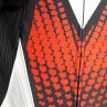 Mono DAINESE LAGUNA SECA 6 PERF 1pc Black/white/red-fluo - 10475
