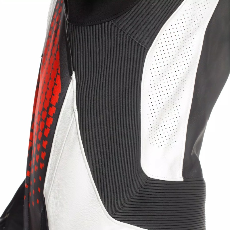 Mono DAINESE LAGUNA SECA 6 PERF 1pc Black/white/red-fluo