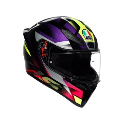 Casco AGV K1S E2206 FASTLAP black/purple/pink