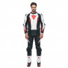 Mono LAGUNA SECA 5 2PC PERF. LEATHER SUIT black/white/lava red - 11503