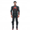 Mono LAGUNA SECA 5 2PC PERF. LEATHER SUIT black/antrhacite/fluo red - 11517