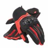 Guantes DAINESE MIG 3 AIR TEX black/red lava - 11540