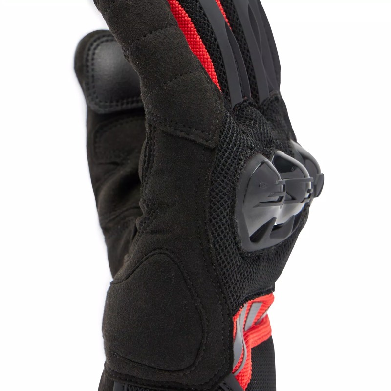 Guantes DAINESE MIG 3 AIR TEX black/red lava