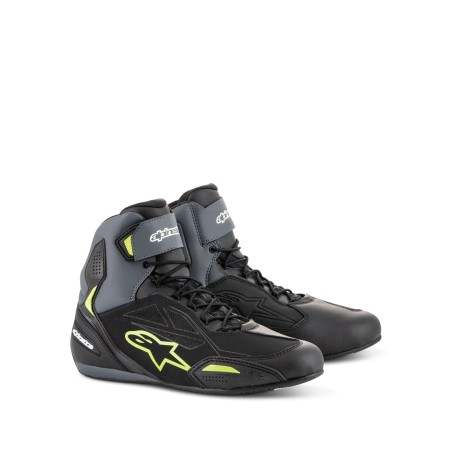 Botas ALPINESTARS FASTER 3 DRYSTAR black/grey/yellow fluo