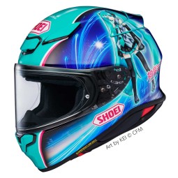 Casco SHOEI NXR 2 HATSUNE MIKU tc4