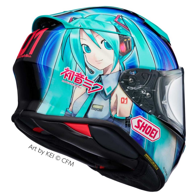 Casco SHOEI NXR 2 HATSUNE MIKU tc4