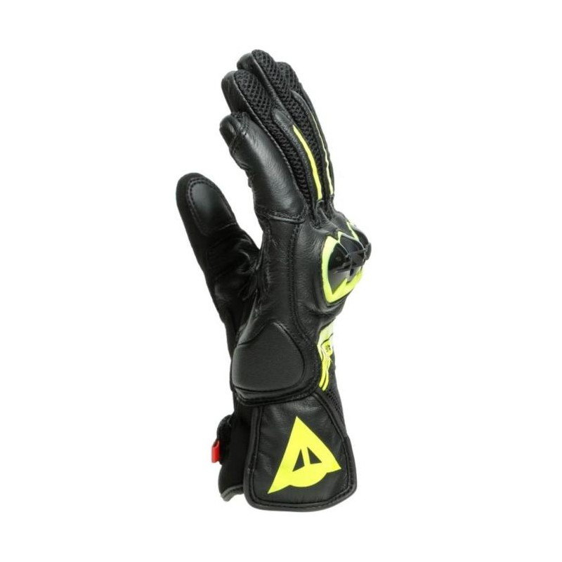 Guante MIG 3 LEATHER Black/yellow fluo