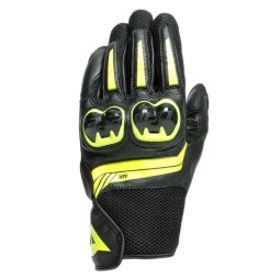 Guante MIG 3 LEATHER Black/yellow fluo