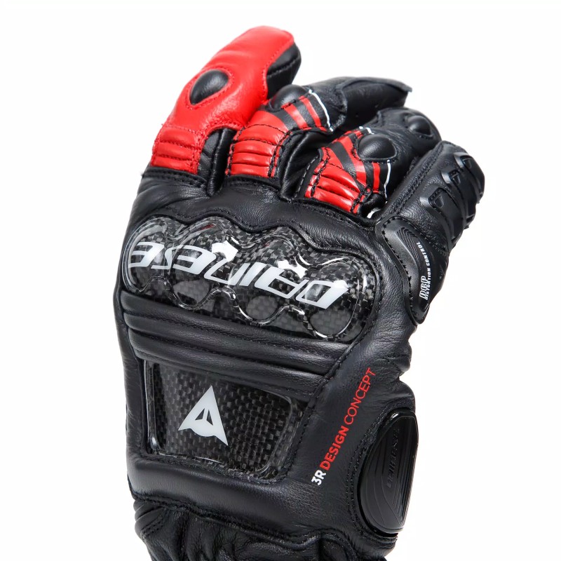Guantes DAINESE DRUID 4 black/lava-red/white