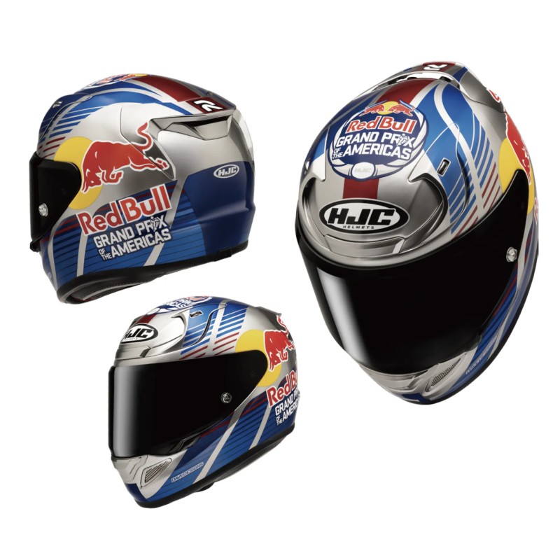 Casco HJC RPHA12 RED BULL Austin GP2 mc21