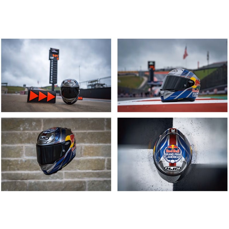 Casco HJC RPHA12 RED BULL Austin GP2 mc21