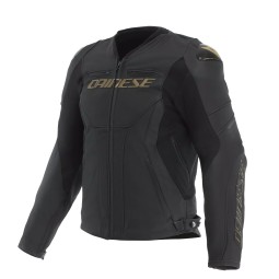 Chaqueta YAMAHA RACING 5 leather black/gold