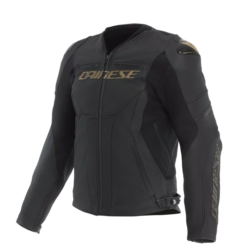 Chaqueta YAMAHA RACING 5 leather black/gold - 12375