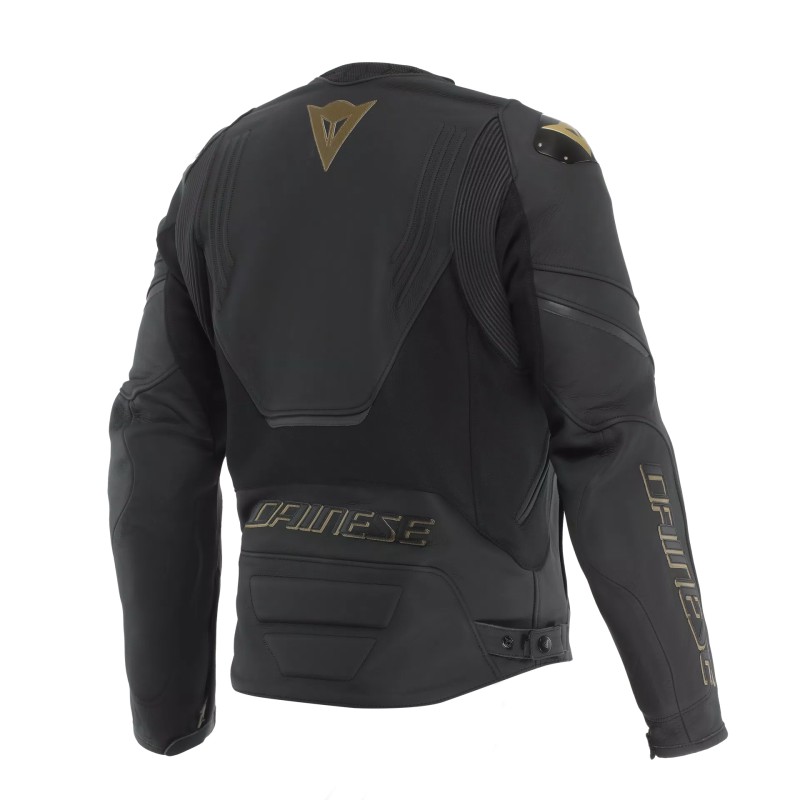 Chaqueta YAMAHA RACING 5 leather black/gold