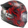 Casco ARAI Quantic Swirl - rojo - 12496