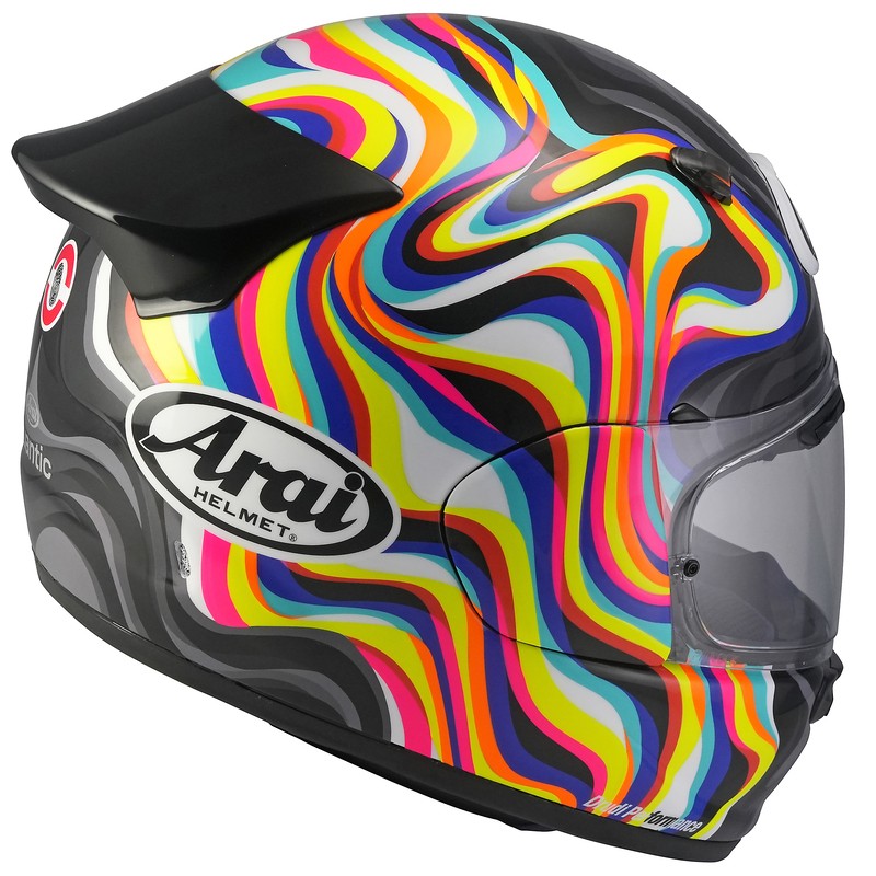 Casco ARAI Quantic Swirl - blanco