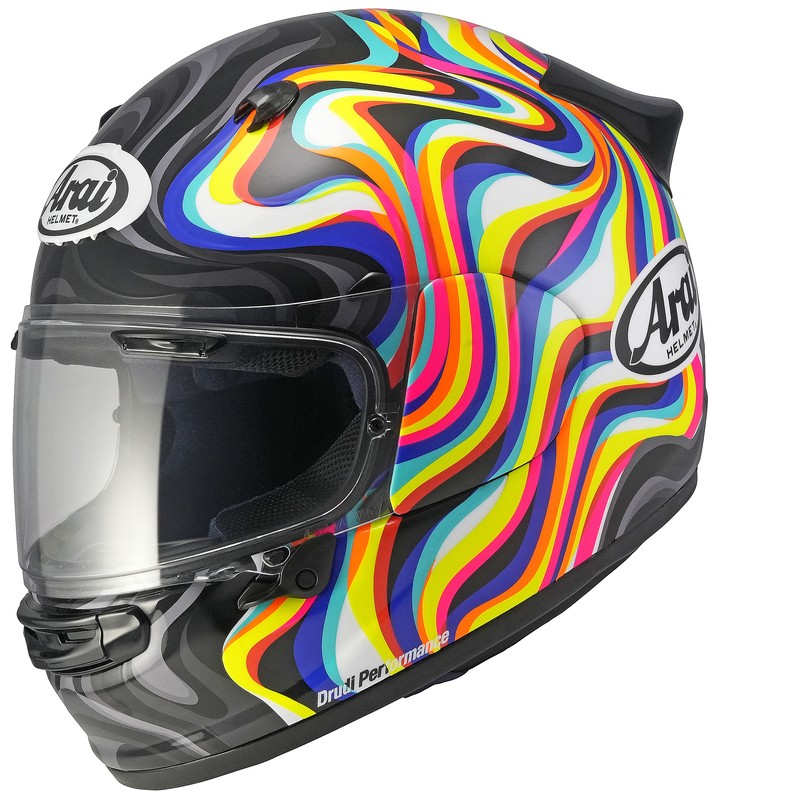 Casco ARAI Quantic Swirl - blanco - 12498