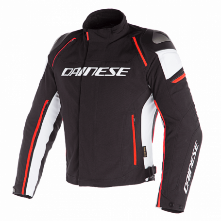 Chaqueta DAINESE RACING 3 D-DRY JACKET black/white/red-fluo