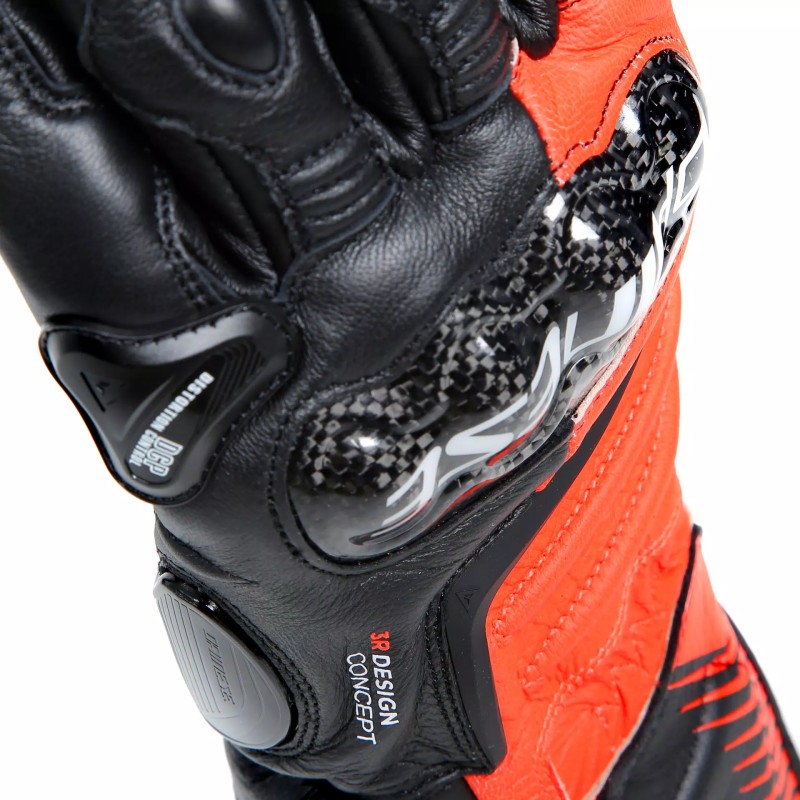 Guantes DAINESE CARBON 4 LONG fluo red