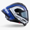 Casco Alpinestars Supertech R10 Arius Black/White/Blue Glossy - 12804