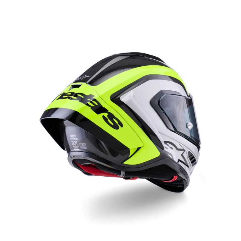 Casco Alpinestars Supertech R10 Arius Black/Silver/Yellow Fluo Glossy
