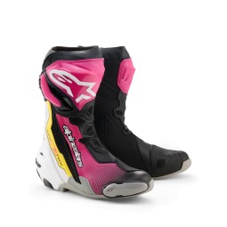 Botas ALPINESTARS SUPERTECH R VENTED Black/Magenta/White/Yellow