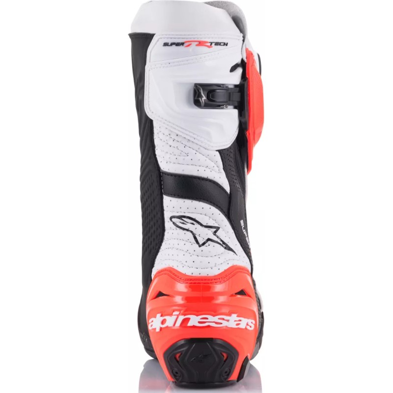 Botas ALPINESTARS SUPERTECH R VENTED Black/White/Red Fluo