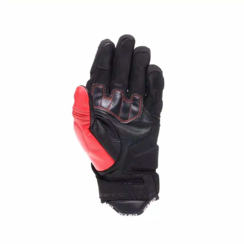Guantes DAINESE REACTO CARBON SHORT Black/Red-Lava