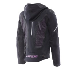 Chaqueta DAINESE SUPER SPRINT AIR TEX Mujer Black/Pink/Viola