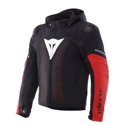 Chaqueta DAINESE SUPER SPRINT AIR TEX Hombre Black/White/Red
