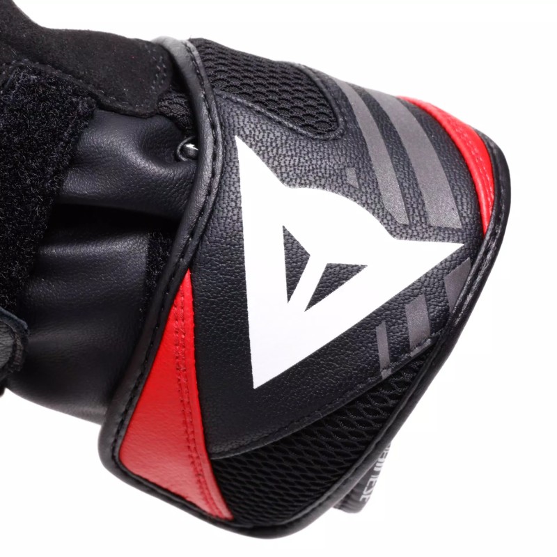 Guantes DAINESE REACTO CARBON LONG Hombre Black/Red-Lava