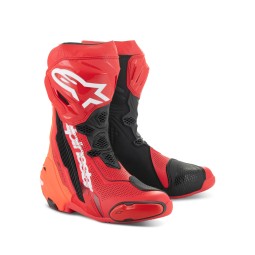 Botas ALPINESTARS SUPERTECH R VENTED Bright Red/Red Fluo