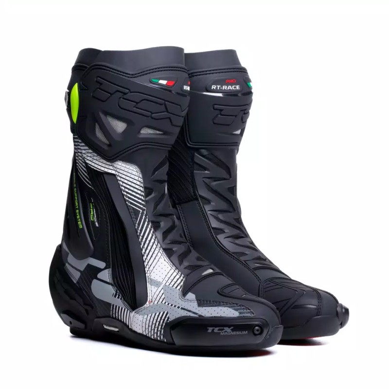 Botas TCX RT-RACE PRO AIR Black/White/Grey - 13264