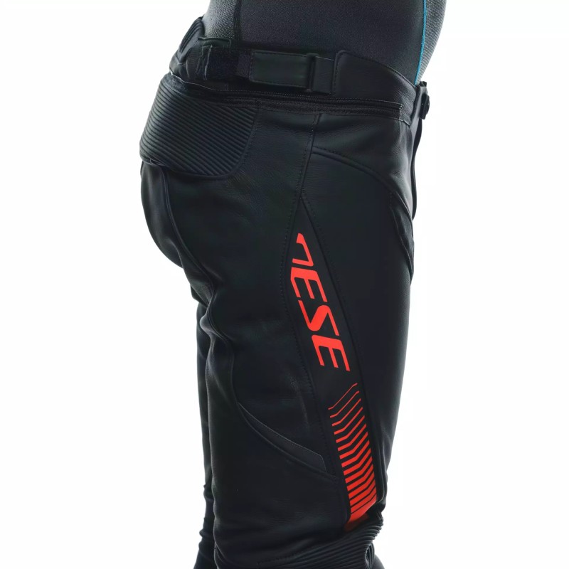 Pantalones DAINESE SUPER SPEED Hombre Black/Red fluo