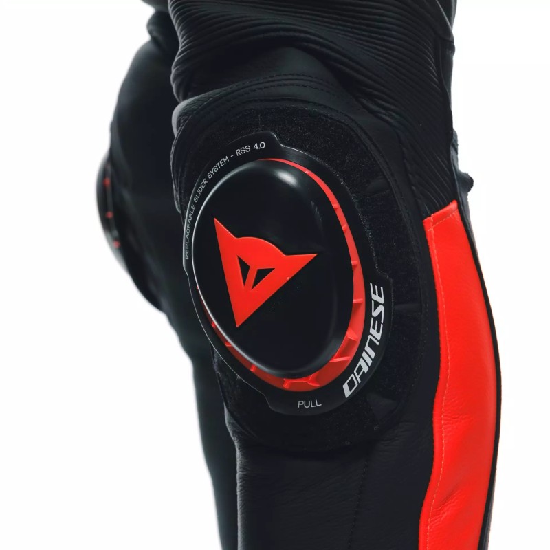 Pantalones DAINESE SUPER SPEED Hombre Black/Red fluo