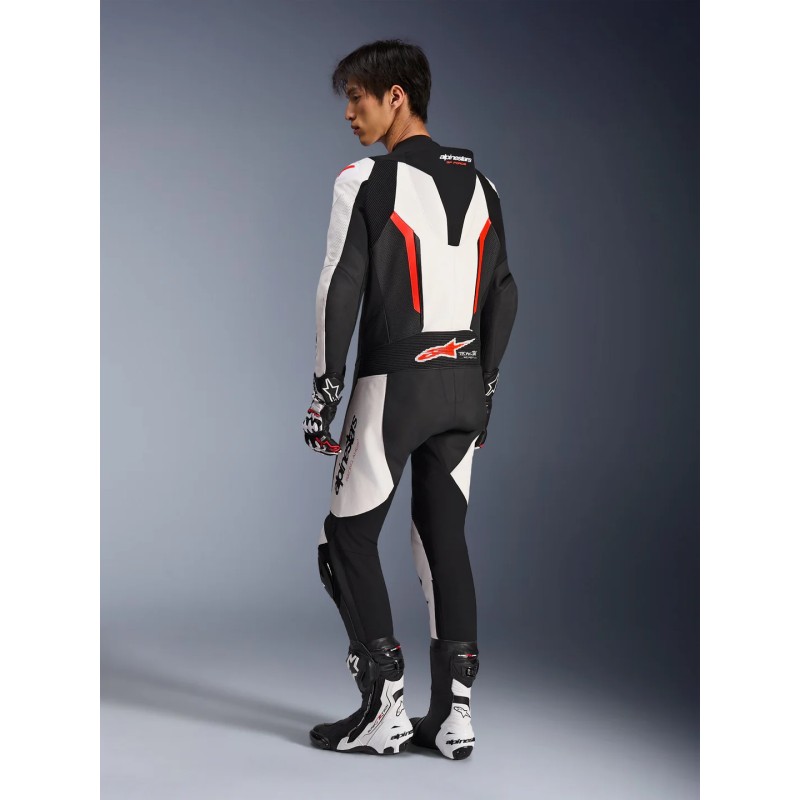Mono ALPINESTARS GP FORCE V2 1pc White/Black/Red Fluo