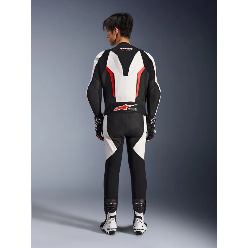 Mono ALPINESTARS GP FORCE V2 1pc White/Black/Red Fluo