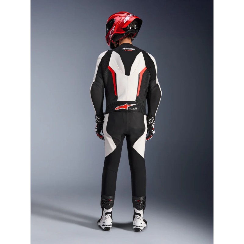 Mono ALPINESTARS GP FORCE V2 1pc White/Black/Red Fluo