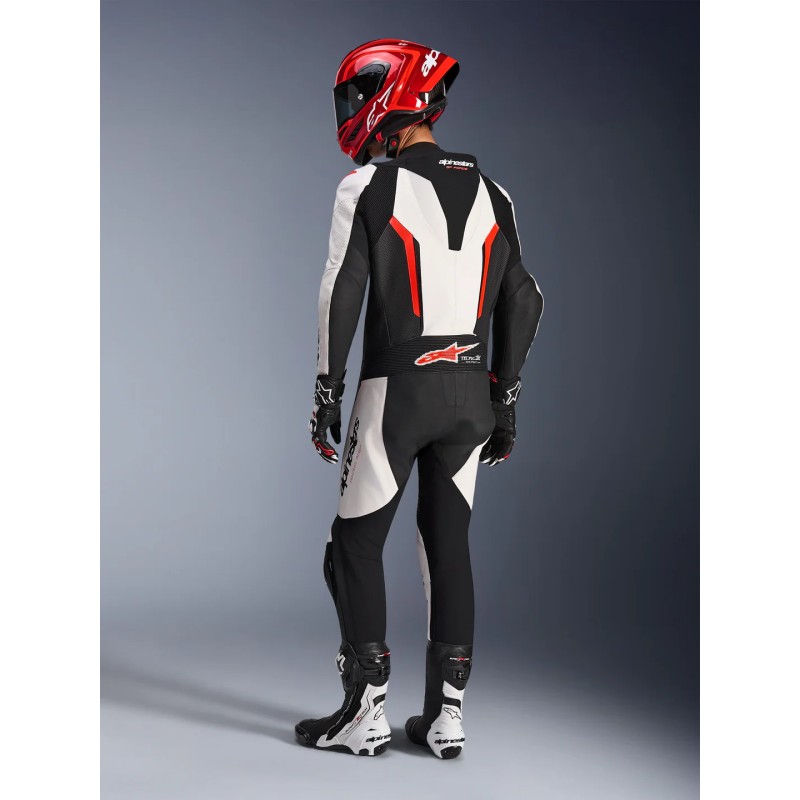 Mono ALPINESTARS GP FORCE V2 1pc White/Black/Red Fluo
