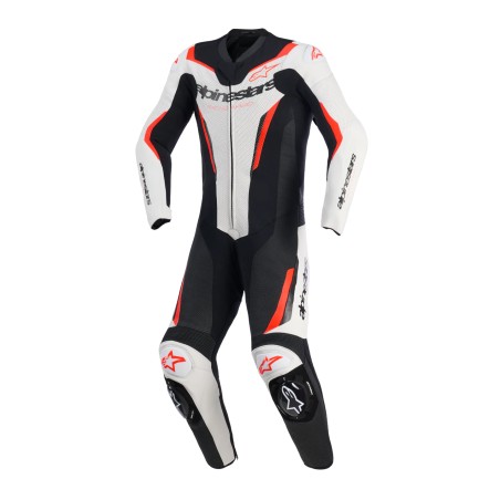 Mono ALPINESTARS GP FORCE V2 1pc White/Black/Red Fluo