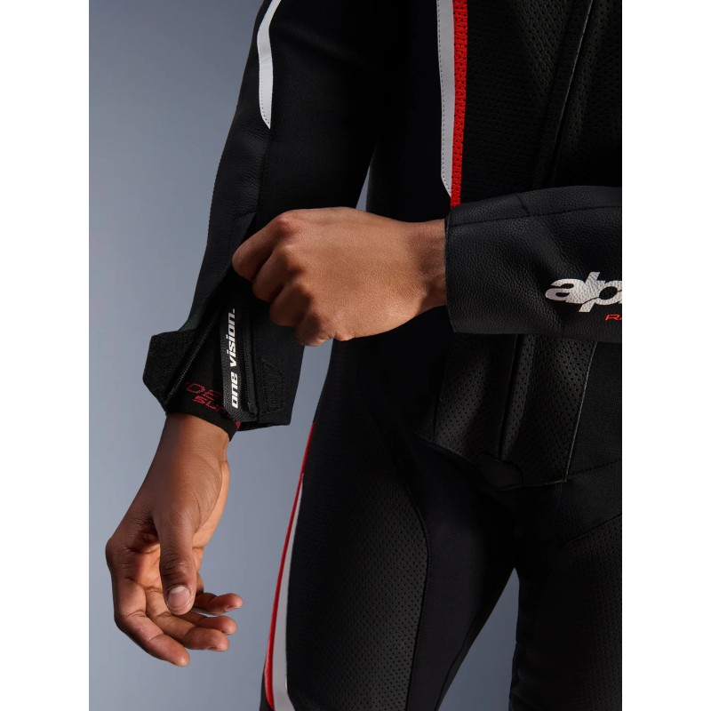Mono ALPINESTARS GP FORCE V2 1pc Black/White/Red Fluo